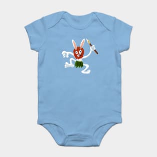 TRIBAL RABBIT Baby Bodysuit